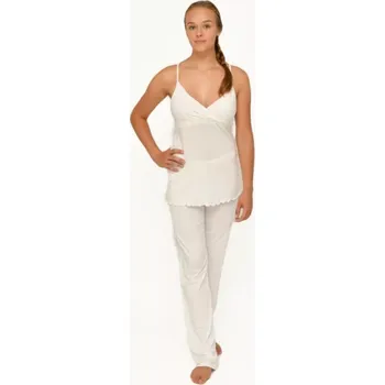 Dámské pyžamo Dámské pyžamo Follia modal Olivia/Valeria, M, šampaň