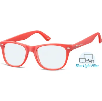 Brýle na čtení Montana Eyewear Brýle na čtení a na počítač BLF67F, červená, dioptrie: +3,00
