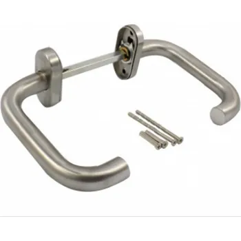 příslušenství k bráně Nerezová klika-klika pro branku, 1 pár