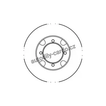 Brzdový kotouč Brzdový kotouč TRW DF2589 - MAZDA