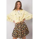 RUE PARIS Dámská košile s kapsami žlutá Velikost: L