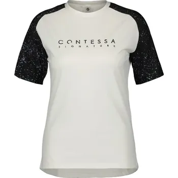 cyklistický dres SCOTT cyklistické triko Trail Contessa Sign. SS léto Bílá L Dámské
