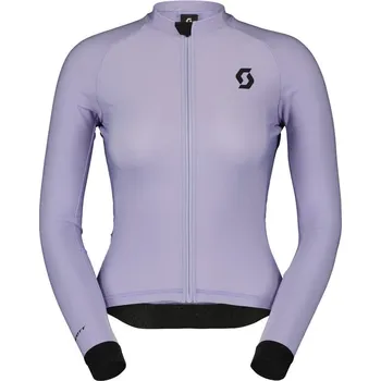 cyklistický dres SCOTT Dámský zimní cyklistický dres RC Pro Warm LS ZIMA Fialová XL Dámské