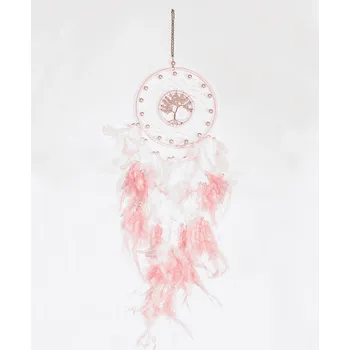 Lapač snů Milujeme Kameny Lapač snů - Strom života - růžový LPS1 469528