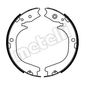 Brzdová čelist Sada brzdových čelistí, parkovací brzda METELLI 53-0754