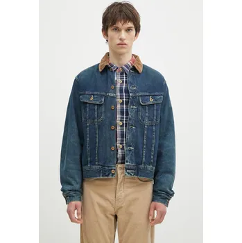 Pánská větrovka Džínová bunda Human Made Blanket Lined Denim Work Jacket, L, námořnická modř, 59X