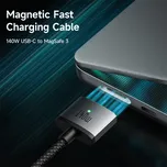 Napájecí kabel MCDODO Magsafe 3 na USB-C pro Apple MacBook - tkanička - černý - 2m