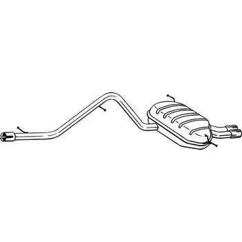 Tlumič výfuku Zadní tlumič výfuku BOSAL 285-453