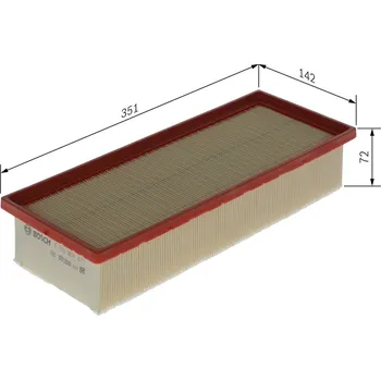 Vzduchový filtr Vzduchový filtr BOSCH F 026 400 471