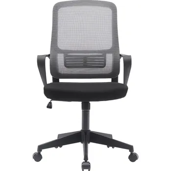 Kancelářské křeslo, šedá/černá, SALOMO TYP 3