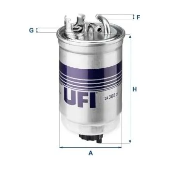 Palivový filtr Palivový filtr UFI 24.365.01