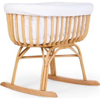 Kolébka pro miminko Childhome Houpací ratanová kolébka hnědá