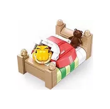 Stavebnice Sluban Sluban B1221E Garfield v posteli