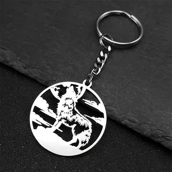 Přívěsek na klíče s vlkem