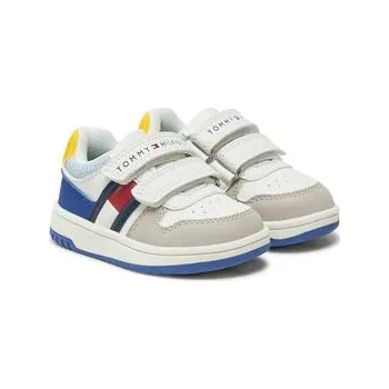Dámské tenisky Tommy Hilfiger Sneakersy Flag Low Cut Velcro Sneaker T1X9-33844-1269 M Bílá 20