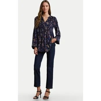 Dámská halenka LAUREN RALPH LAUREN Halenka 200957047 Tmavomodrá Regular Fit S