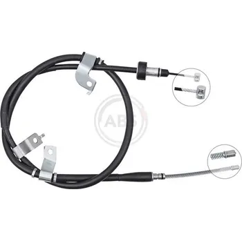 Lanko parkovací brzdy Tažné lanko, parkovací brzda A.B.S. K10040