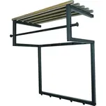 Spinder Design Nástěnný věšák Rizzoli, 76 × 34 × 76 cm, dřevo, ocel GW150-22-14