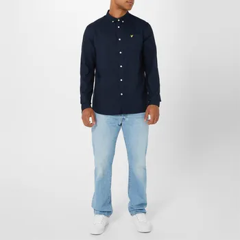 Pánská košile Košile Lyle and Scott Navy Z271 1057404 2XL