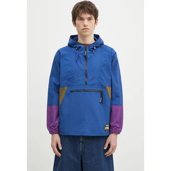 Pánská softshellová bunda Bunda Human Made Anorak Parka, L, modrá, 55X