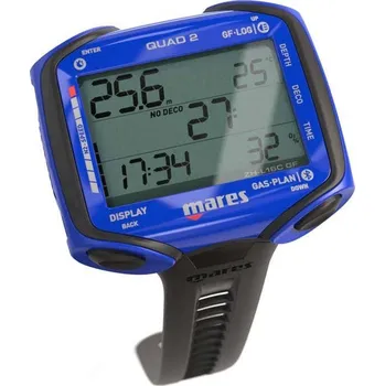 Potápěčský počítač Potápěčský Počítač MARES QUAD 2 Modrá