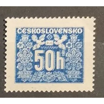 Sběratelství Známka, 50 h, Pof.D69**