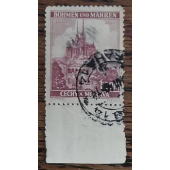 Poštovní známka Známka s kupóny Protektorát Čechy a Morava, 1.20K, Pof.32#