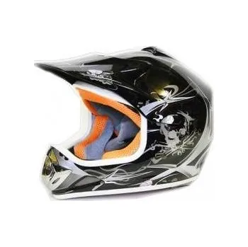 Helma na motorku Moto přilba Sunway NITRO Enduro Junior PHX - černá