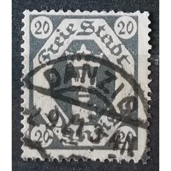 Sběratelství Známka Danzig, 20 Pf, Mi.76#