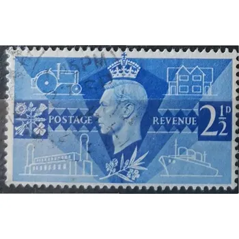 Sběratelství Známka Velká Británie, 2½P, Sg.491#