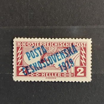 Sběratelství Známka ČSR, 2h, Pof.57A* , III. typ přetisku