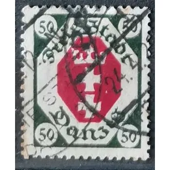 Sběratelství Známka Danzig, 50 Pf, Mi.80#