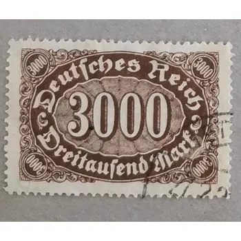 Sběratelství Známka Německo, Reich, 3000Mk., Mi.254#