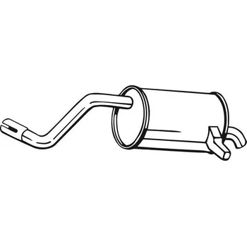 Výfukový systém Zadní tlumič výfuku BOSAL 200-515