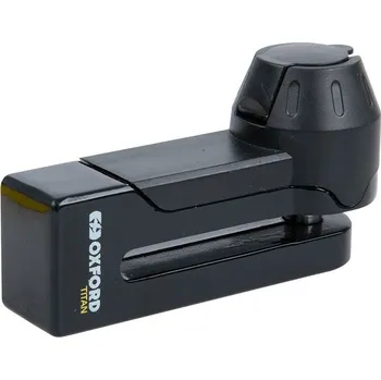 Motodoplněk Zámek kotoučové brzdy TITAN, OXFORD (průměr čepu 10 mm, černý)