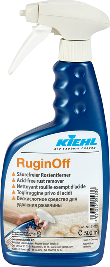 Kiehl RuginOff - odstraňovač rzi z kamenin, železa, fasád, bez kyselin Balení: 500 ml