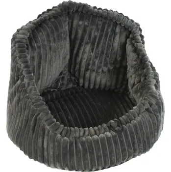 Pelíšek pro psa O'LALA PETS PELÍŠEK ADRIANA STRIPE 55CM Barva: Šedá