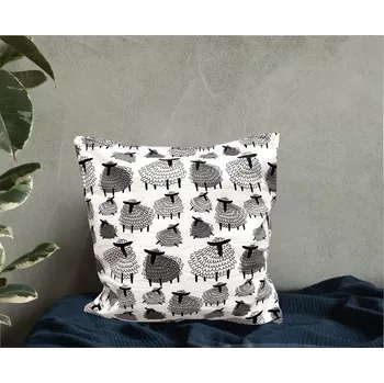 Povlak na dekorativní polštářek POVLAK NA POLŠTÁŘ 43x43cm OVEČKA 7