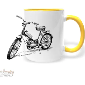 Hrnek - Jawa Stadion S11 Barva: Žlutá