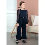 Společenský overal tmavě modrý, dívka, Abel&Lula Velikosti: 158