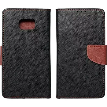 Pouzdro na mobilní telefon Fancy Book case - Samsung A12 A125F Černo-Zlaté
