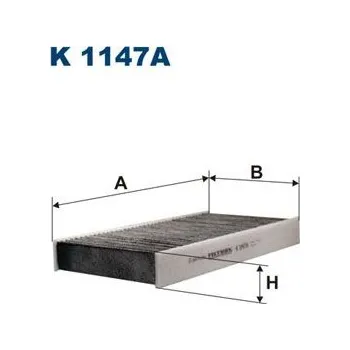 Ventilátor topení a klimatizace Filtr, vzduch v interiéru FILTRON K 1147A