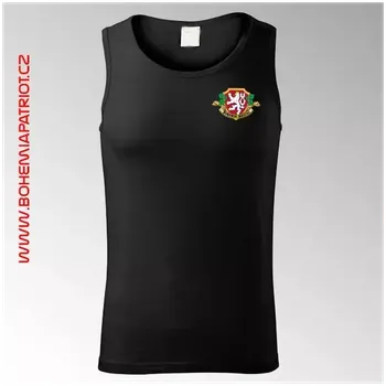 Pánské tílko Tílko s barevným potiskem Bohemia 3TI - černá / M