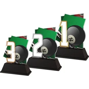 Poháry Bauer Akrylátová trofej NCUF001M5 | Biliard