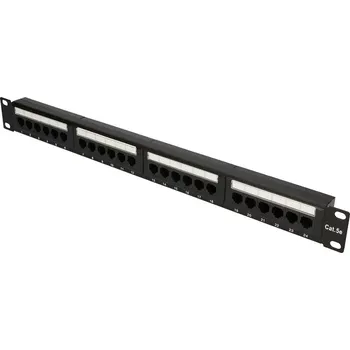 Patch panel Patch panel Extralink kategorie CAT5E UTP 24 portů