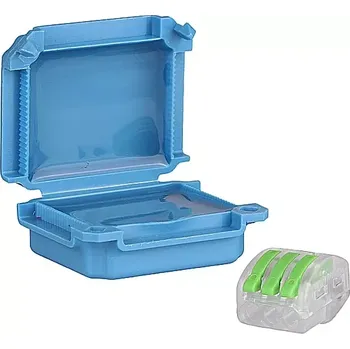 Tracon BOXW2 Vodotěsná plastová krabice, modrá 45x37x24mm, IPX8 (Tracon BOXW2)