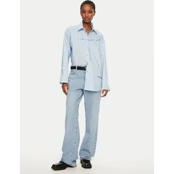 Pánská košile Patrizia Pepe Košile 8C0742/AH74-CA38 Světle modrá Regular Fit 40