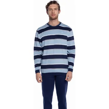 Pánské pyžamo GUASCH Pánské pyžamo LISANDRO Barva: Modrá, Velikost: L