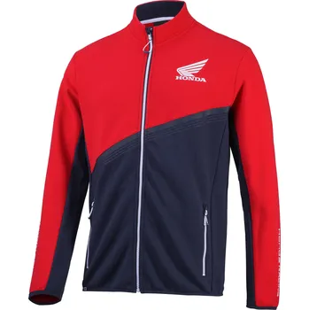 Pánská mikina HONDA mikina RACING Cardigan 25 red/navy - M