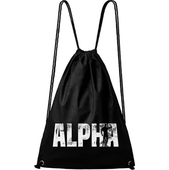 Městský batoh DOBRÝ TRIKO Bavlněný batoh Alpha Barva: Černá